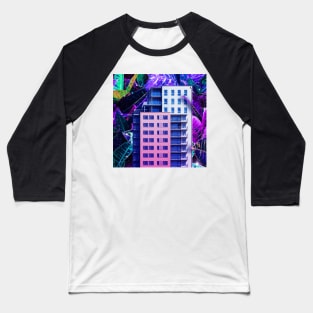 Buildings Baseball T-Shirt